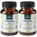 Lot de 2: Huile d'origan à l'huile d'origan bio - 135 mg par dose journalière - 2 x 60 gélules - par Unimedica