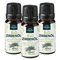 Lot de 3: Huile de pin cembro BIO  huile d'arolle 100% naturelle - arôme de pin cembro - huile essentielle - 3 x 10 ml - par Unimedica