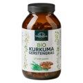 Curcuma BIO  à l'herbe d'orge BIO d'Allemagne  2 700 mg de curcuma BIO et 1 500 mg d'herbe d'orge BIO par dose journalière (6 gélules) - 240 gélules - par Unimedica