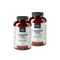 Lot de 2: L-arginine forte  3 720 mg par dose journalière (6 gélules)  obtenue par fermentation naturelle  hautement dosée - végane - 2 x 365 gélules - par Unimedica